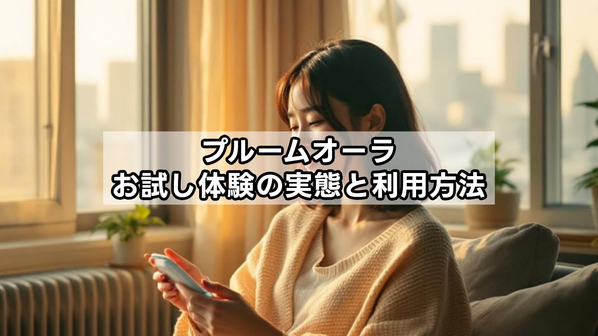 プルームオーラ（Ploom AURA）お試し体験の実態と利用方法