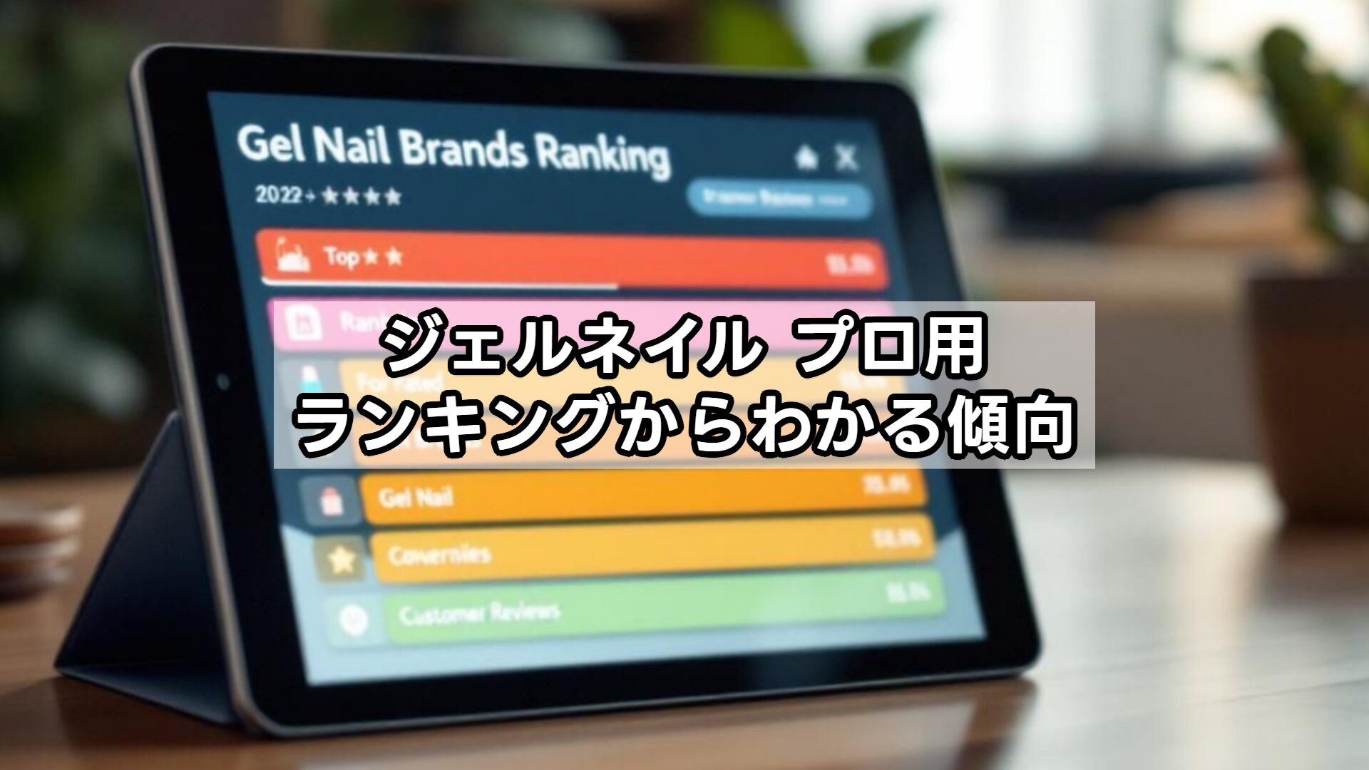ジェルネイル プロ用 ランキングからわかる傾向