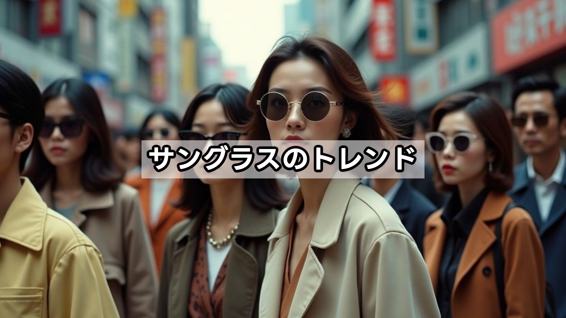 サングラスのトレンド