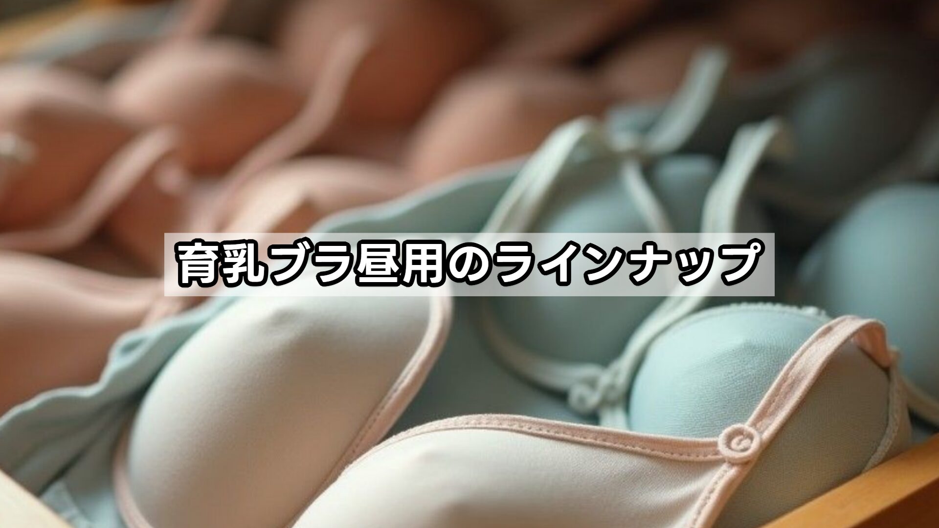 育乳ブラ昼用のラインナップ