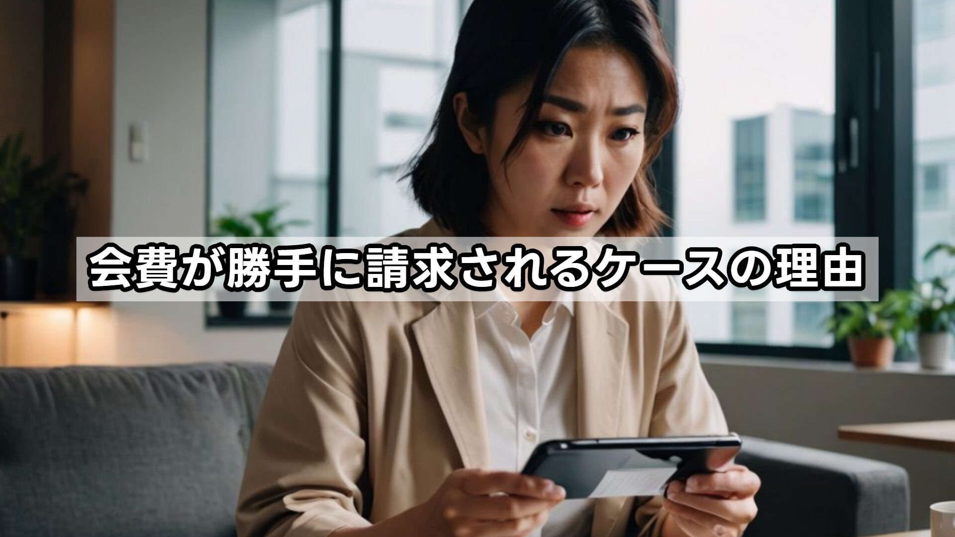 会費が勝手に請求されるケースの理由