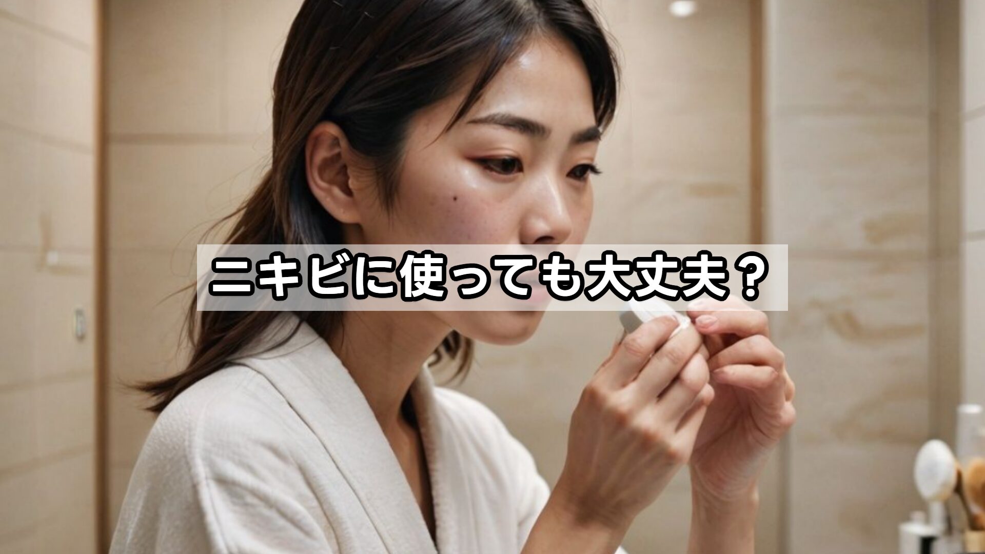 ニキビに使っても大丈夫？