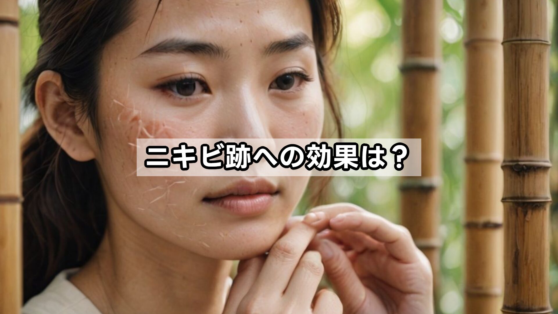 ニキビ跡への効果は？