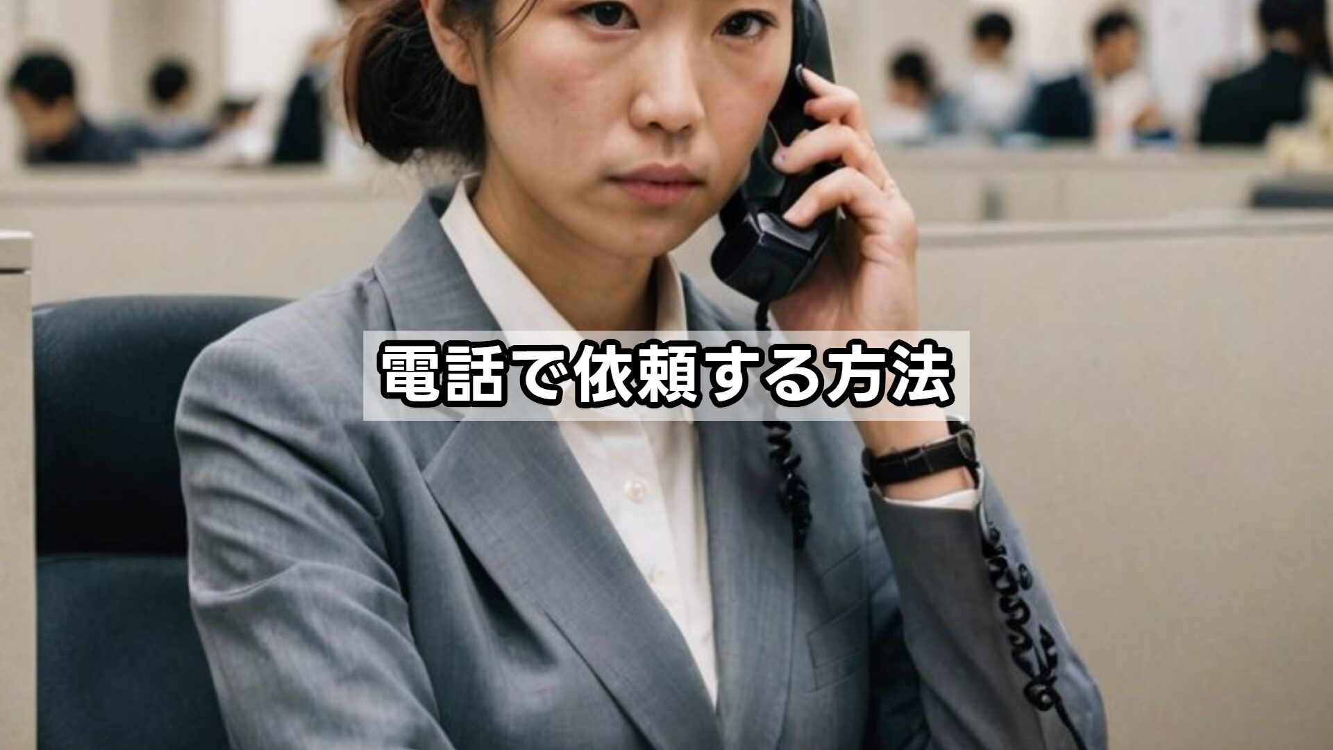 電話で依頼する方法