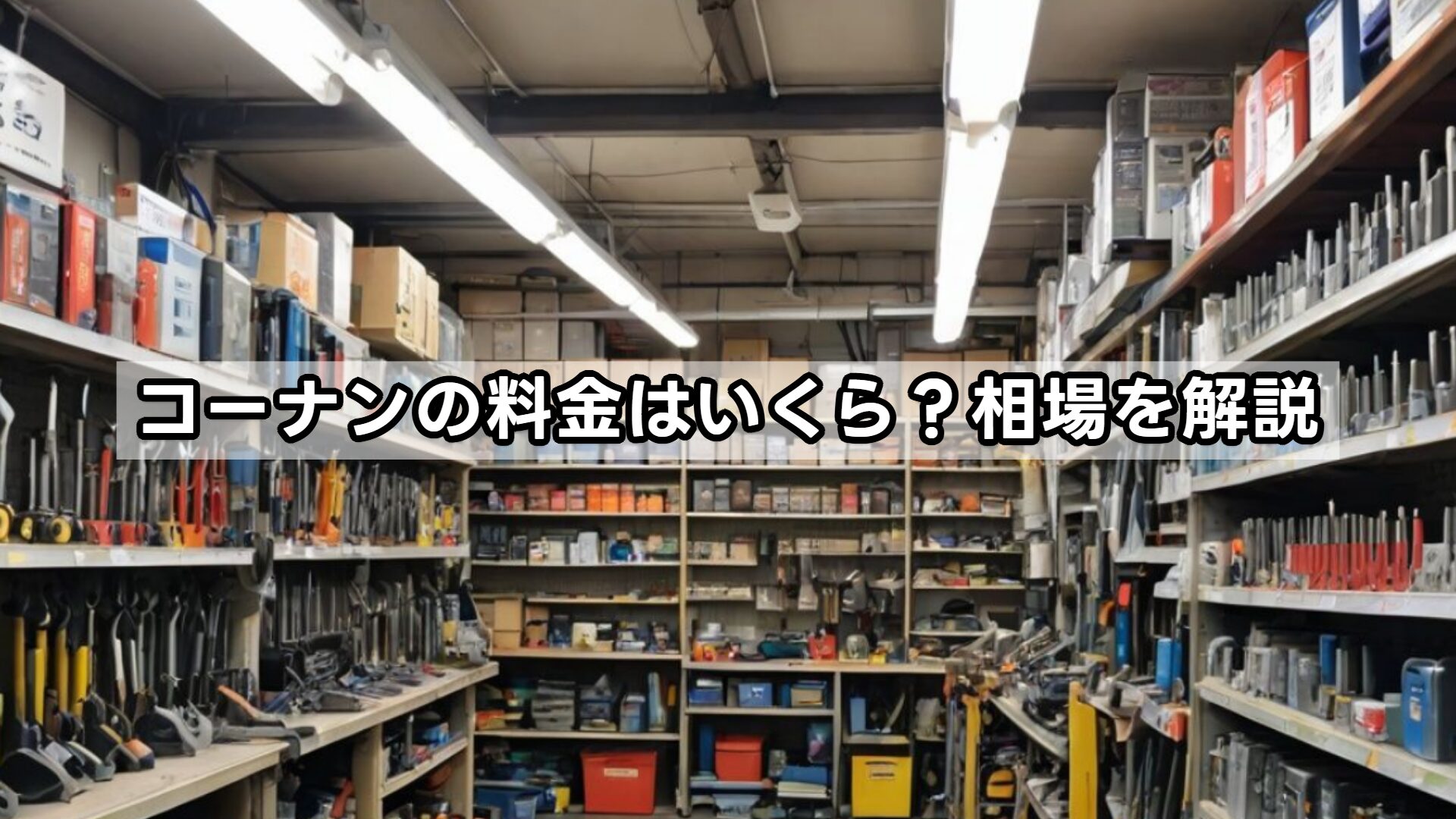 コーナンの料金はいくら？相場を解説