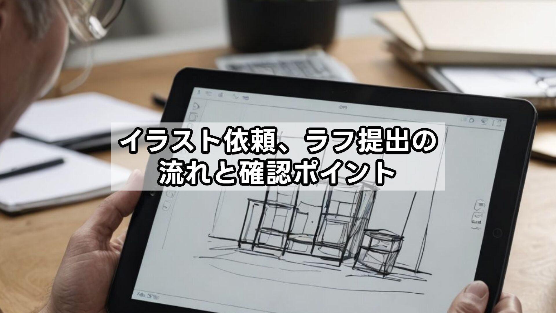 イラスト依頼、ラフ提出の流れと確認ポイント