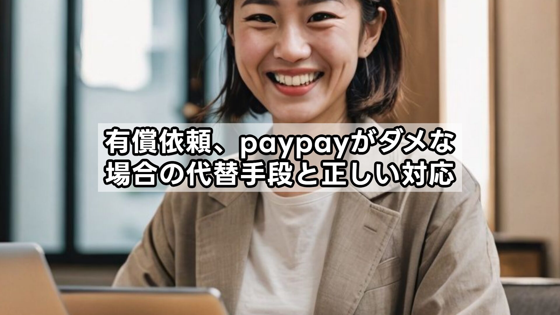 有償依頼、paypayがダメな場合の代替手段と正しい対応