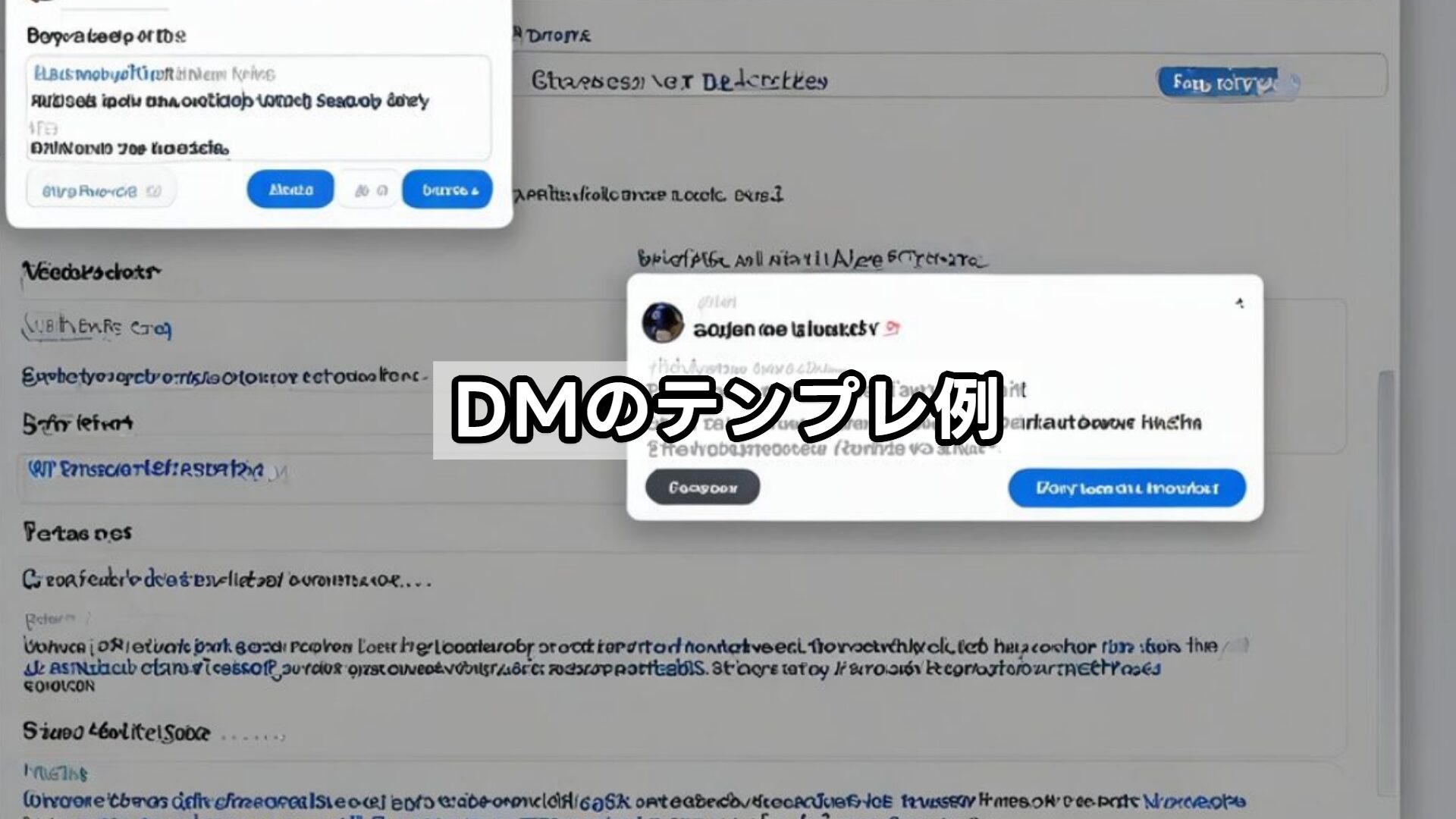 DMのテンプレ例