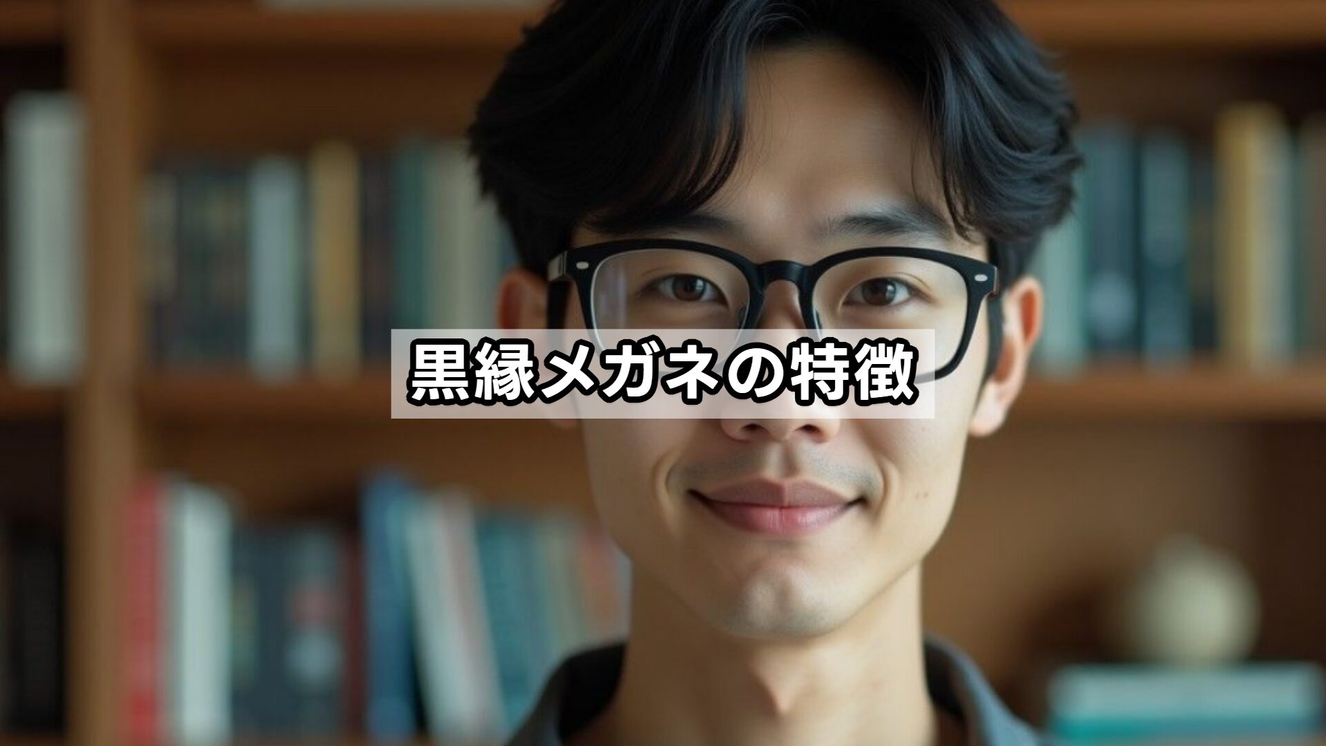 黒縁メガネの特徴