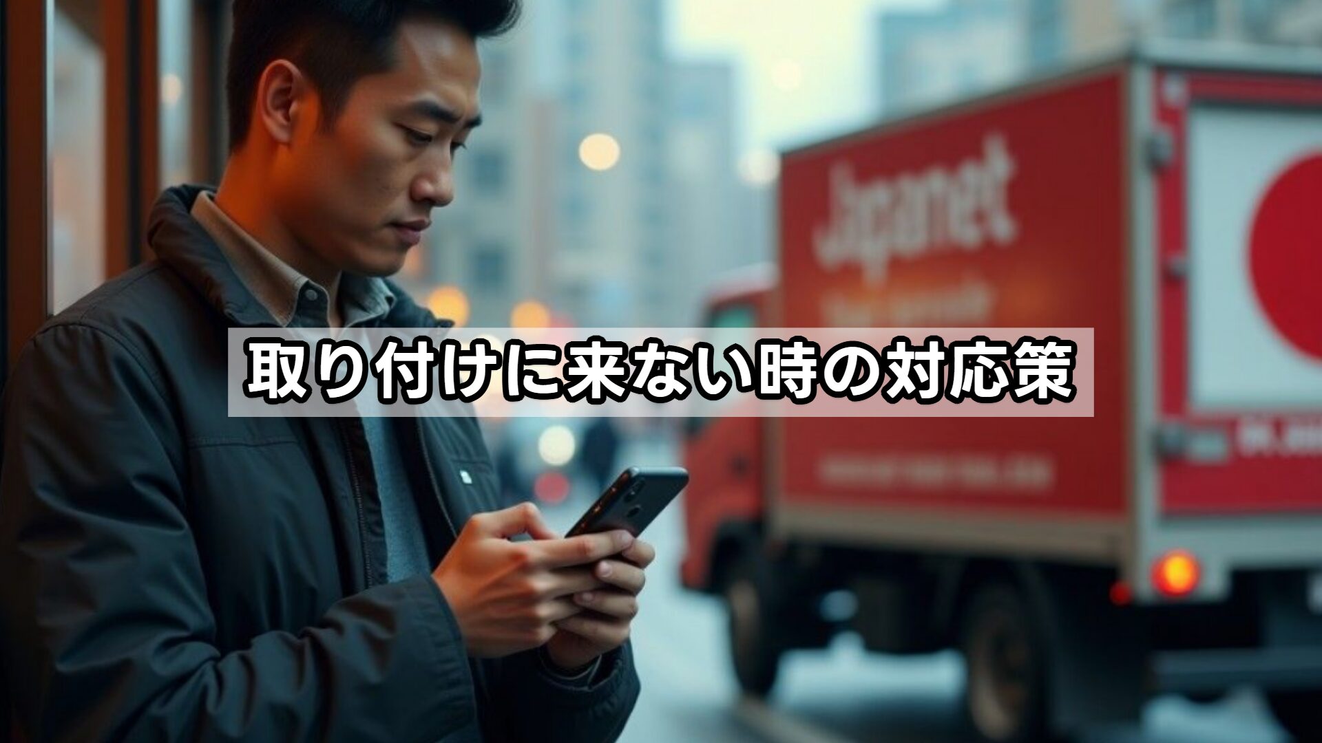 取り付けに来ない時の対応策