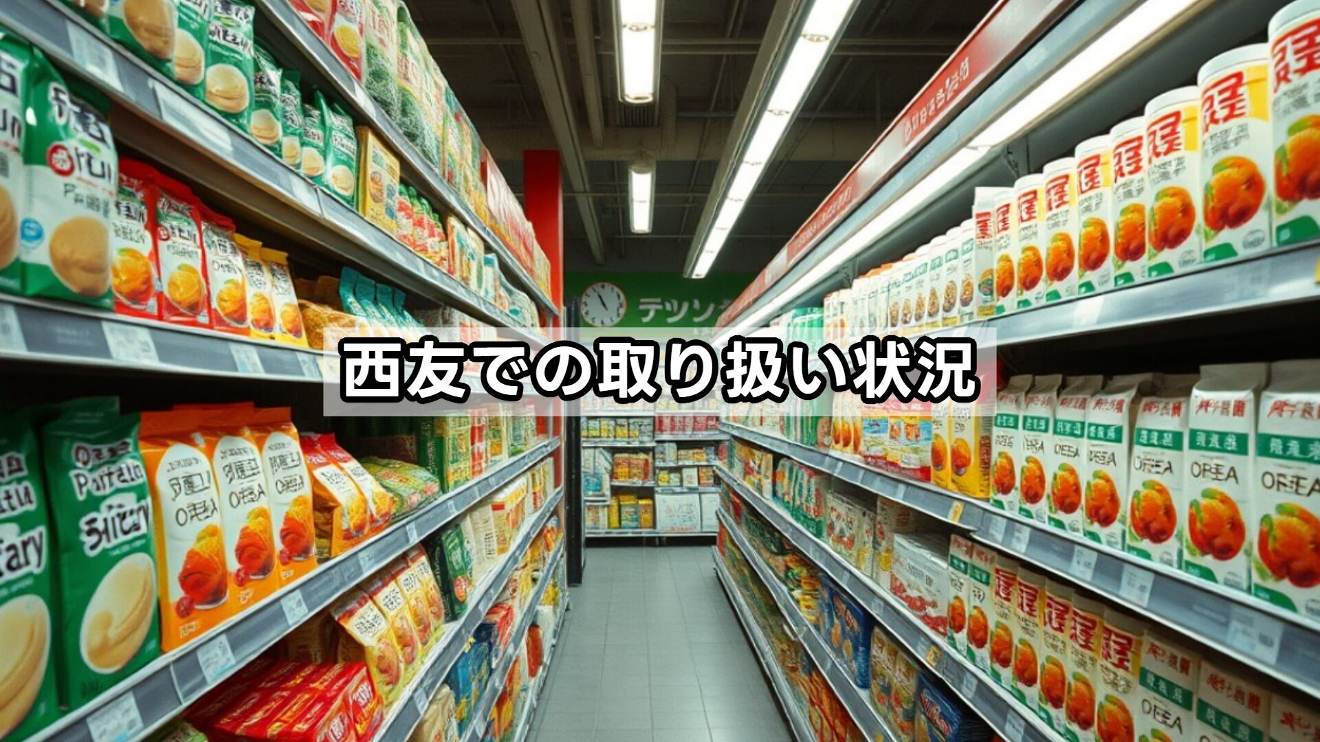 西友での取り扱い状況