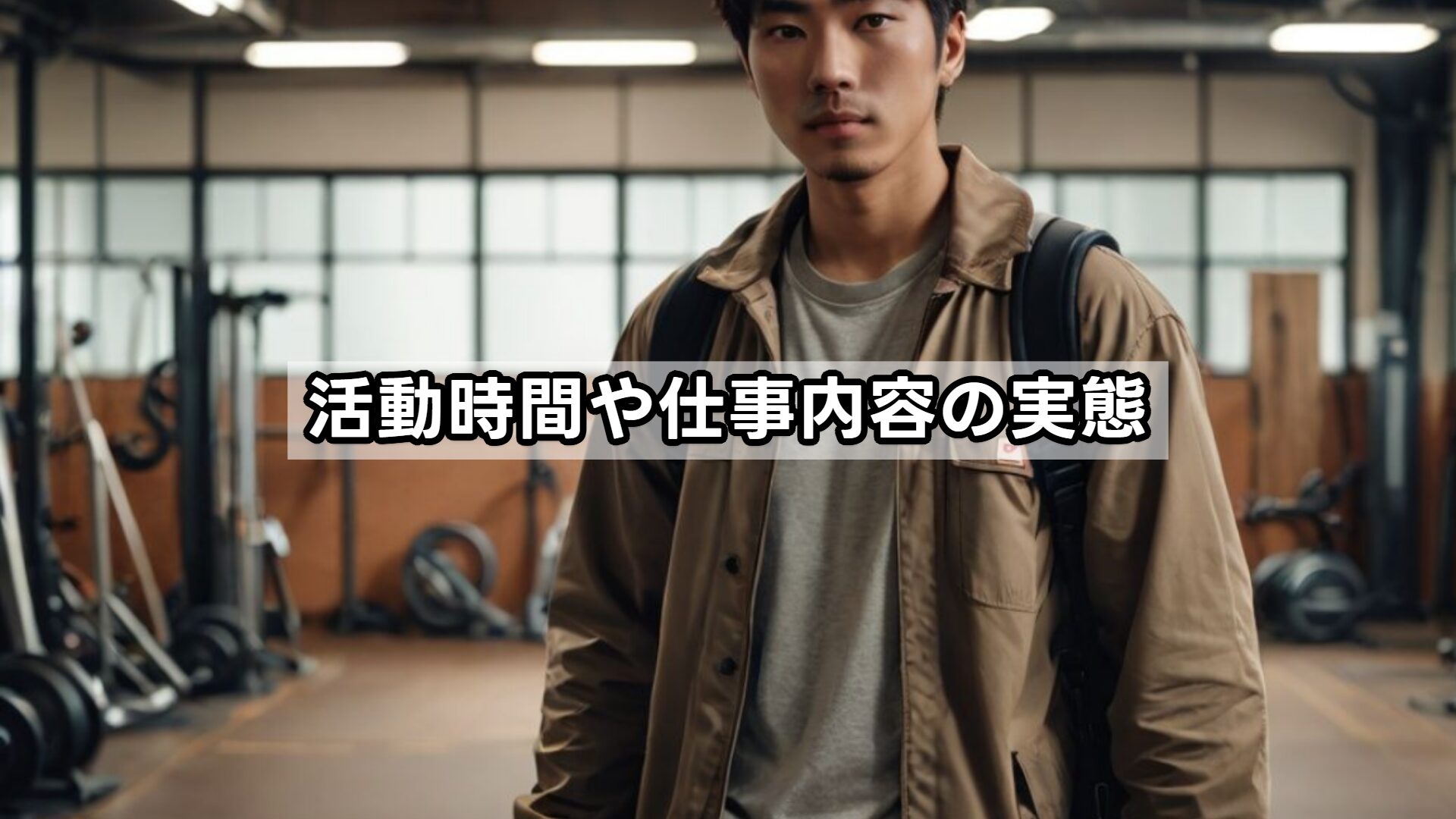 活動時間や仕事内容の実態