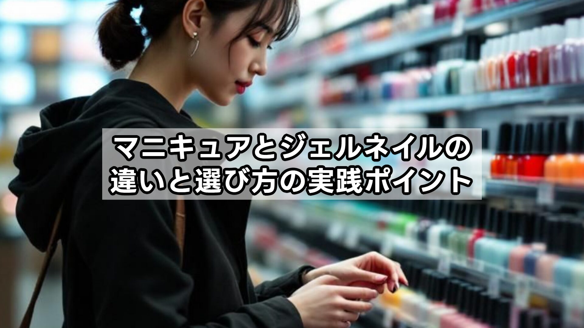 マニキュアとジェルネイルの違いと選び方の実践ポイント