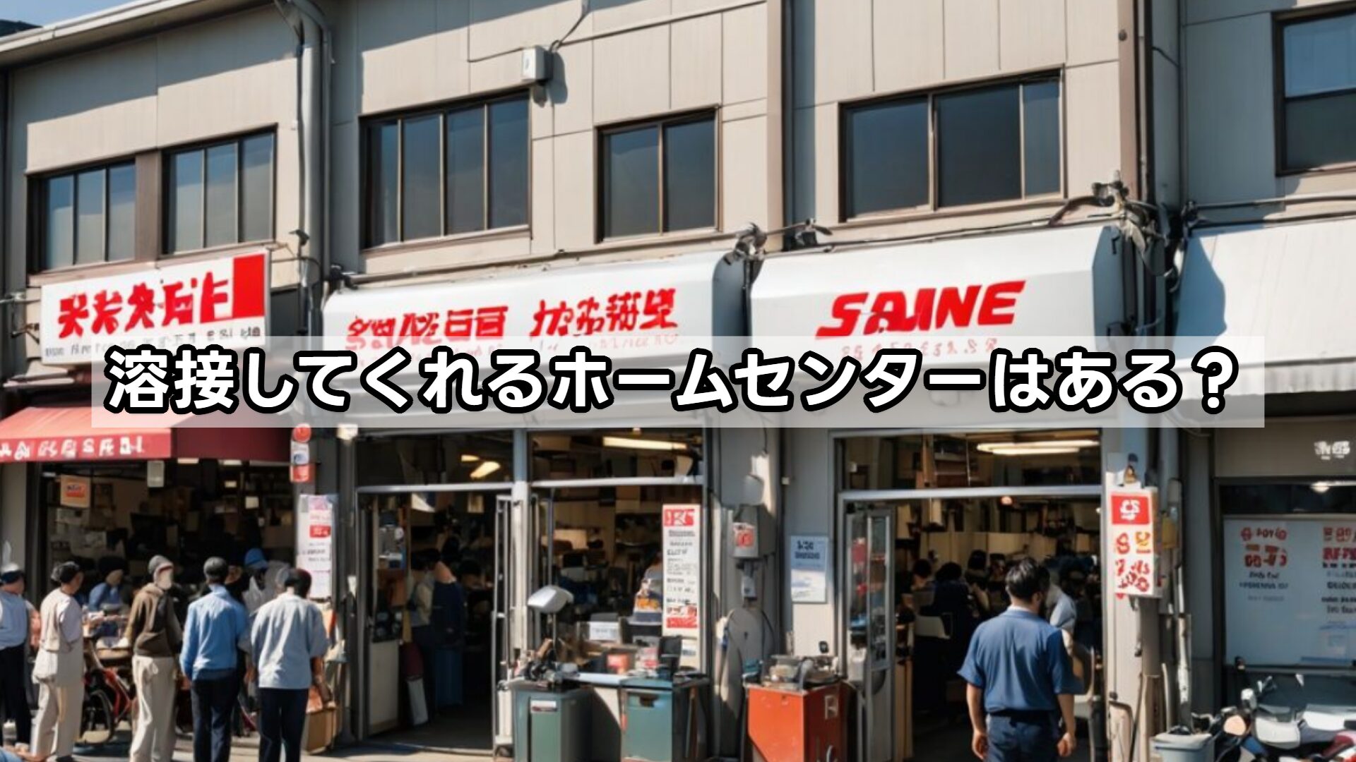 溶接してくれるホームセンターはある？