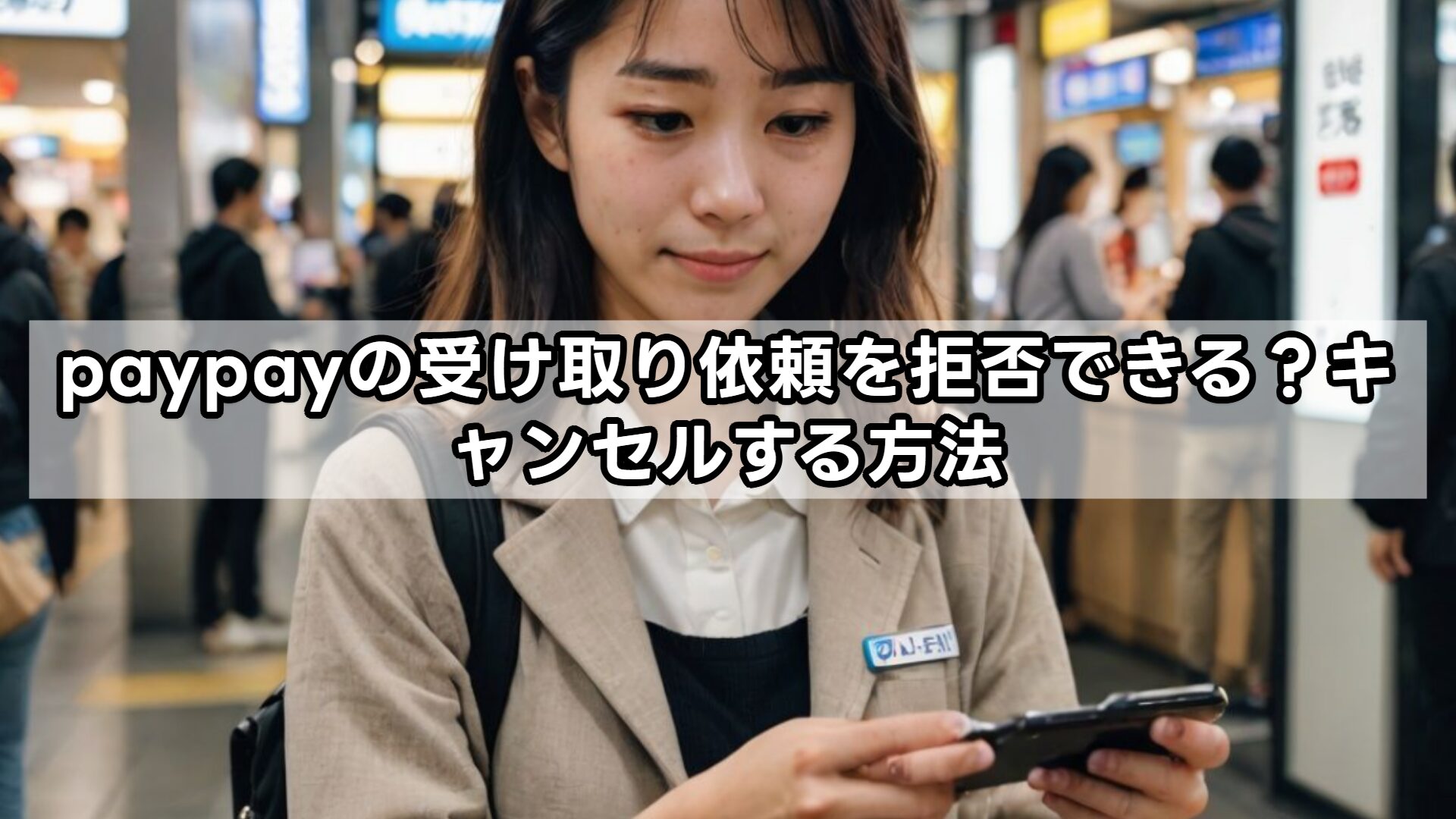 paypayの受け取り依頼を拒否できる？キャンセルする方法