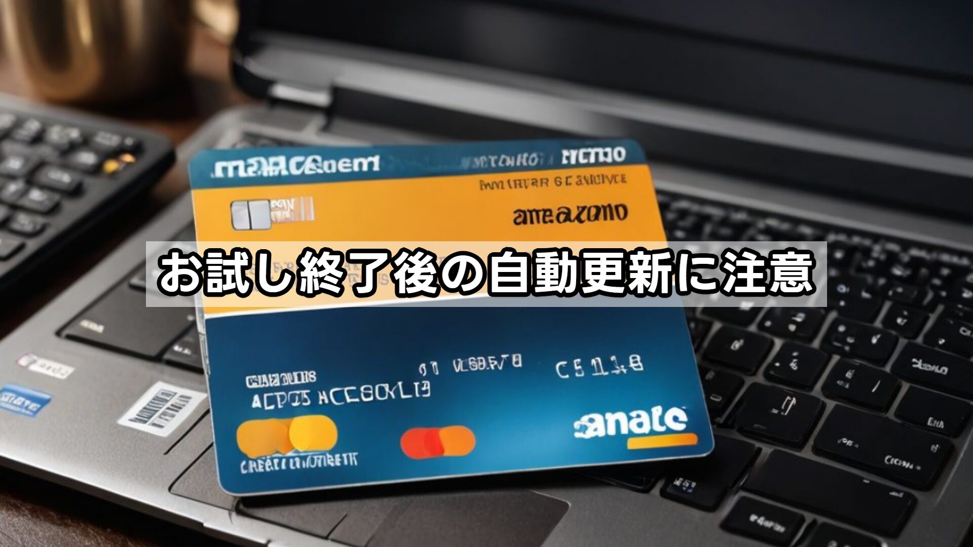 お試し終了後の自動更新に注意
