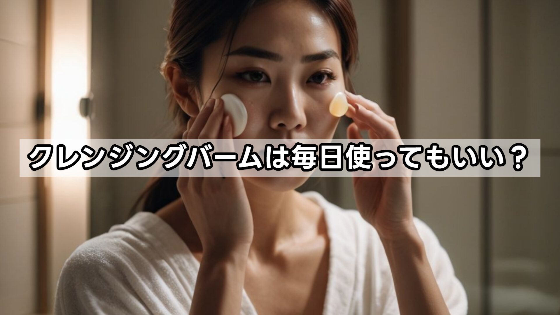 クレンジングバームは毎日使ってもいい？