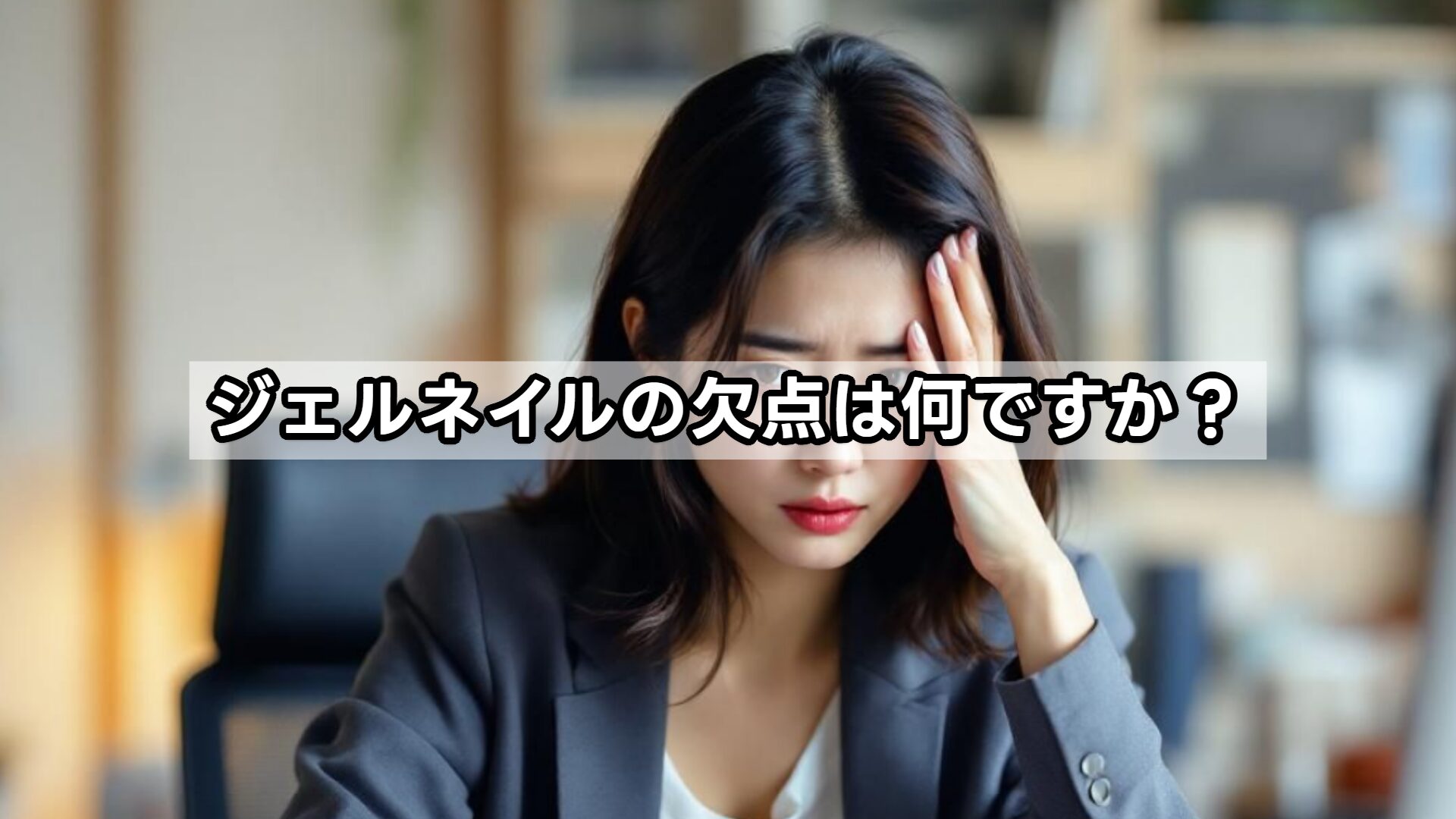 ジェルネイルの欠点は何ですか？