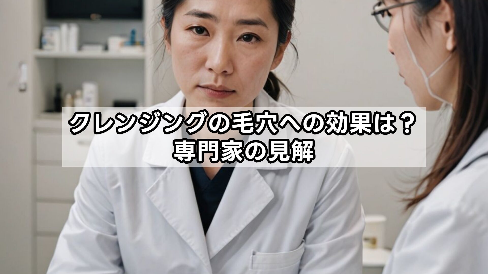 クレンジングの毛穴への効果は？専門家の見解