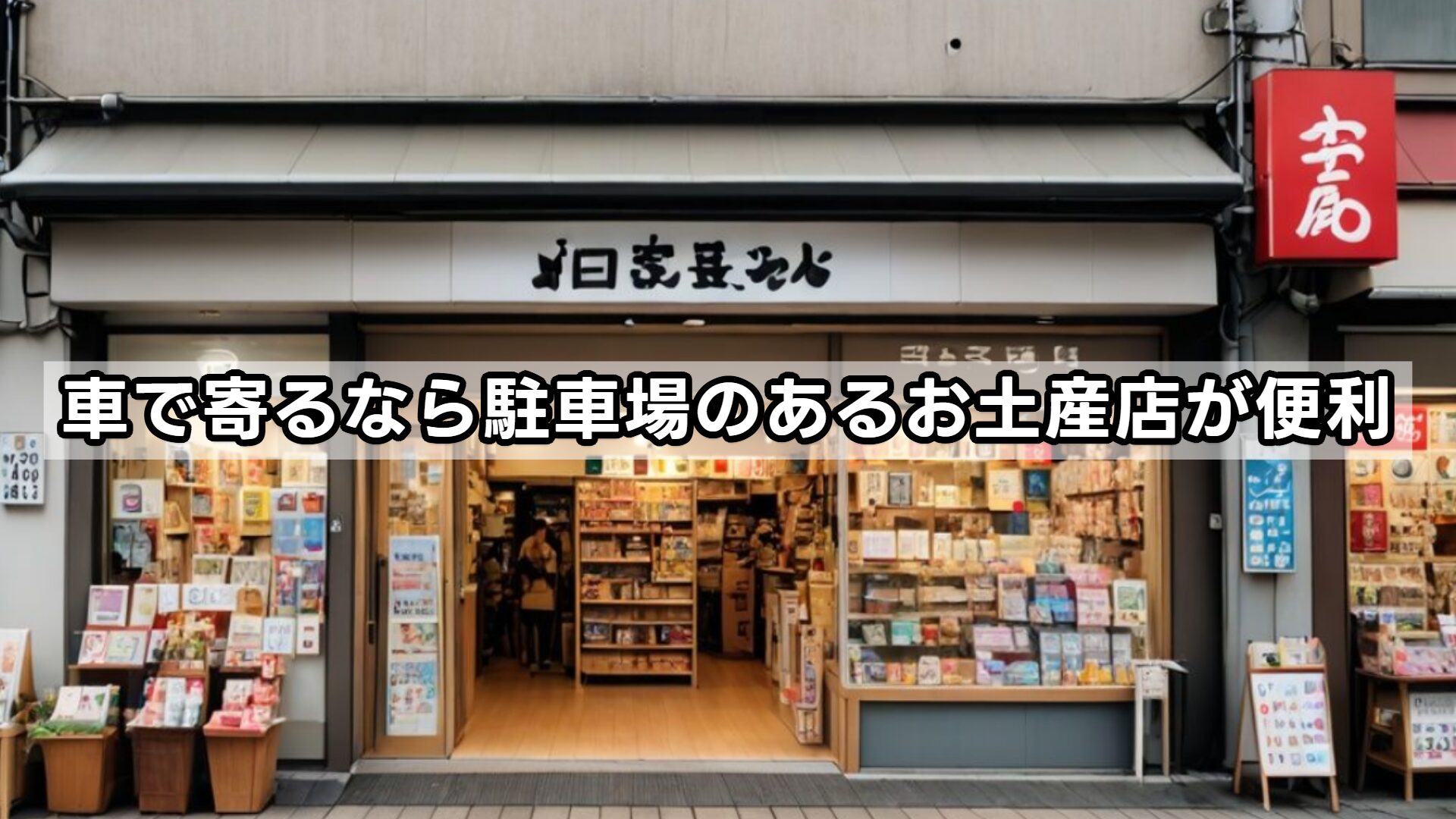 車で寄るなら駐車場のあるお土産店が便利