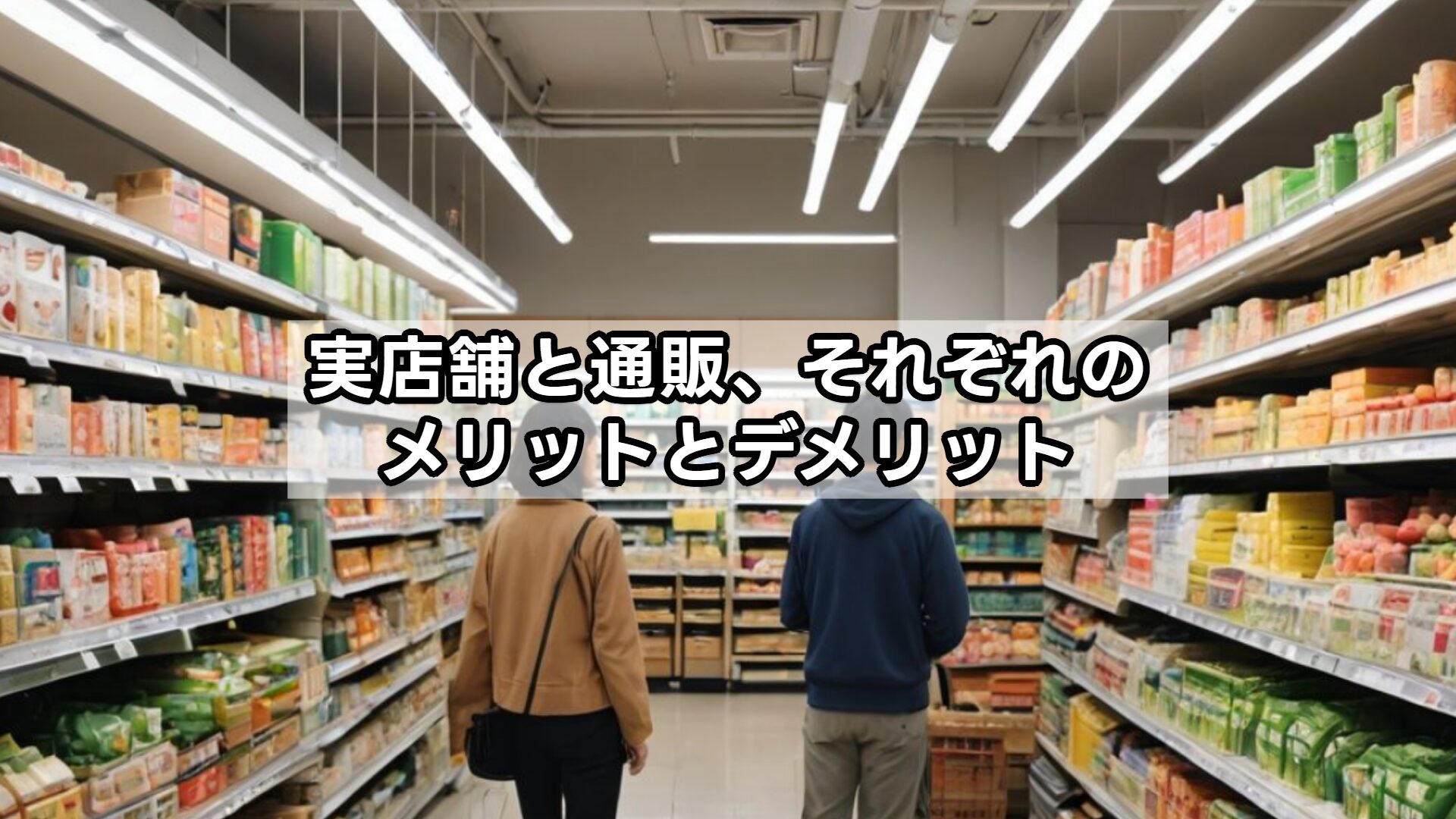 実店舗と通販、それぞれのメリットとデメリット