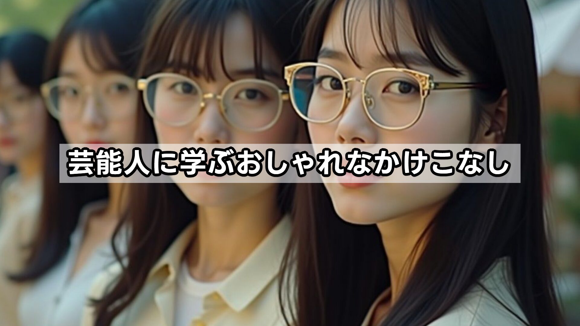 芸能人に学ぶおしゃれなかけこなし