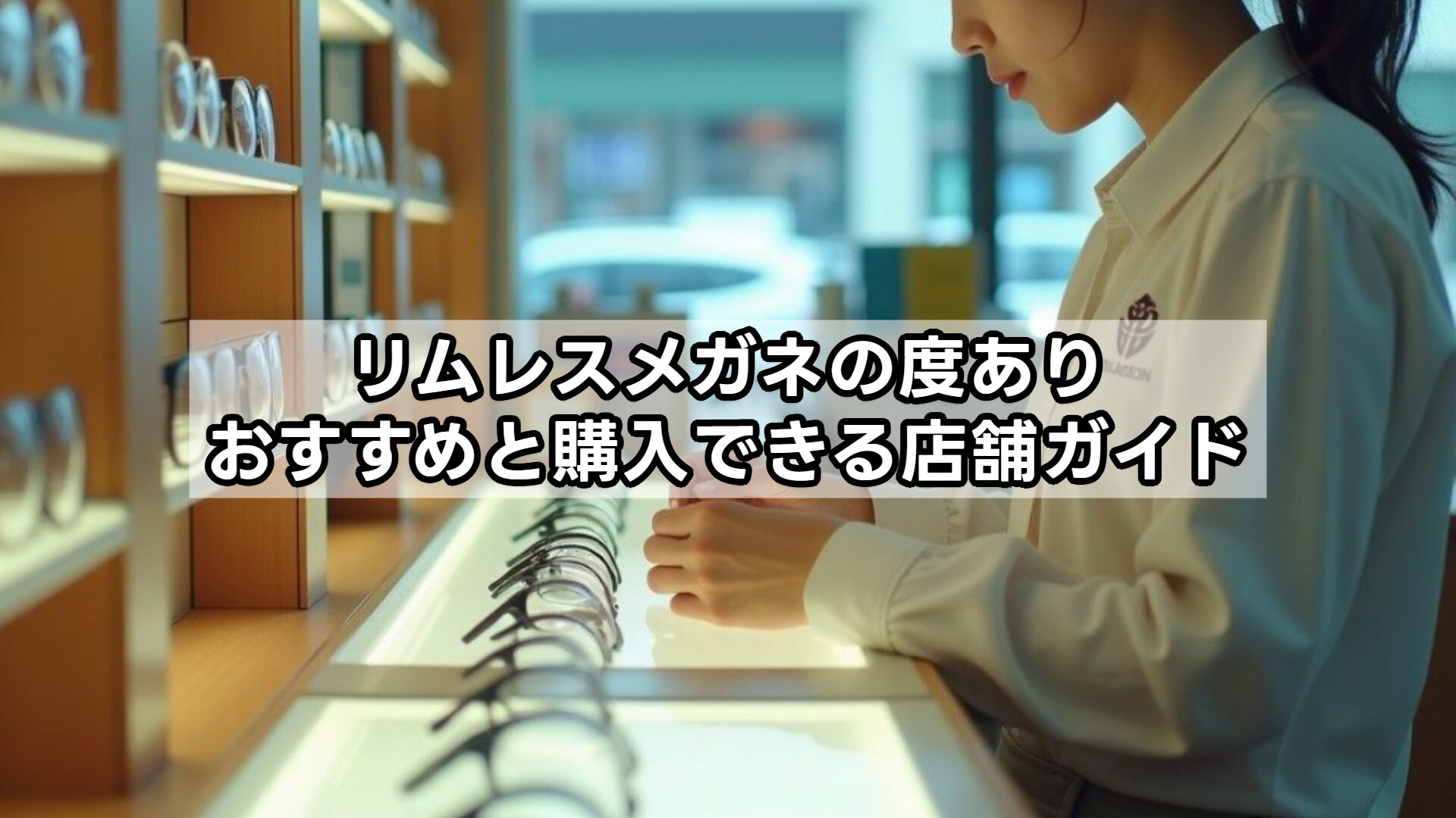 リムレスメガネの度あり｜おすすめと購入できる店舗ガイド