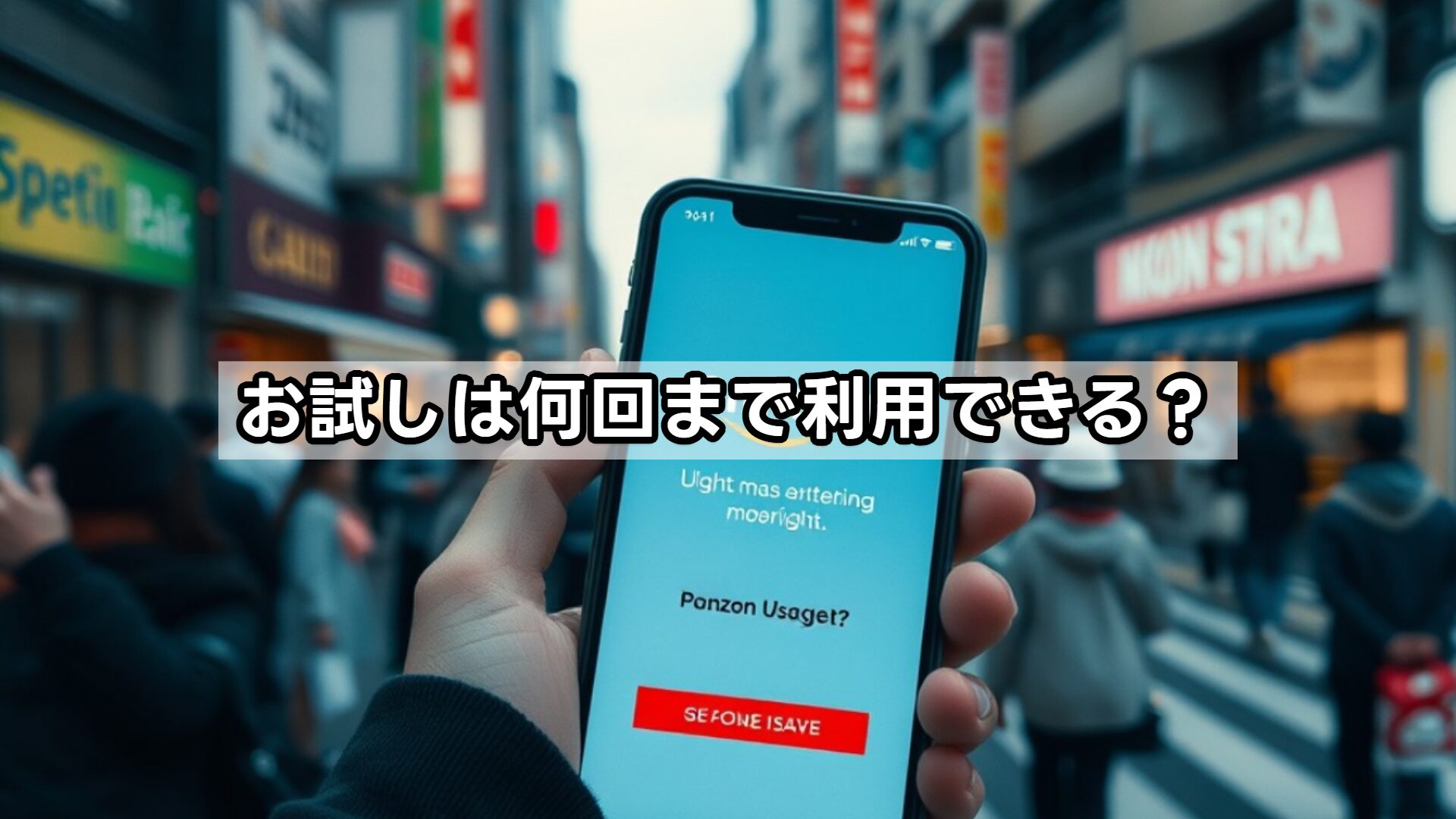 お試しは何回まで利用できる？