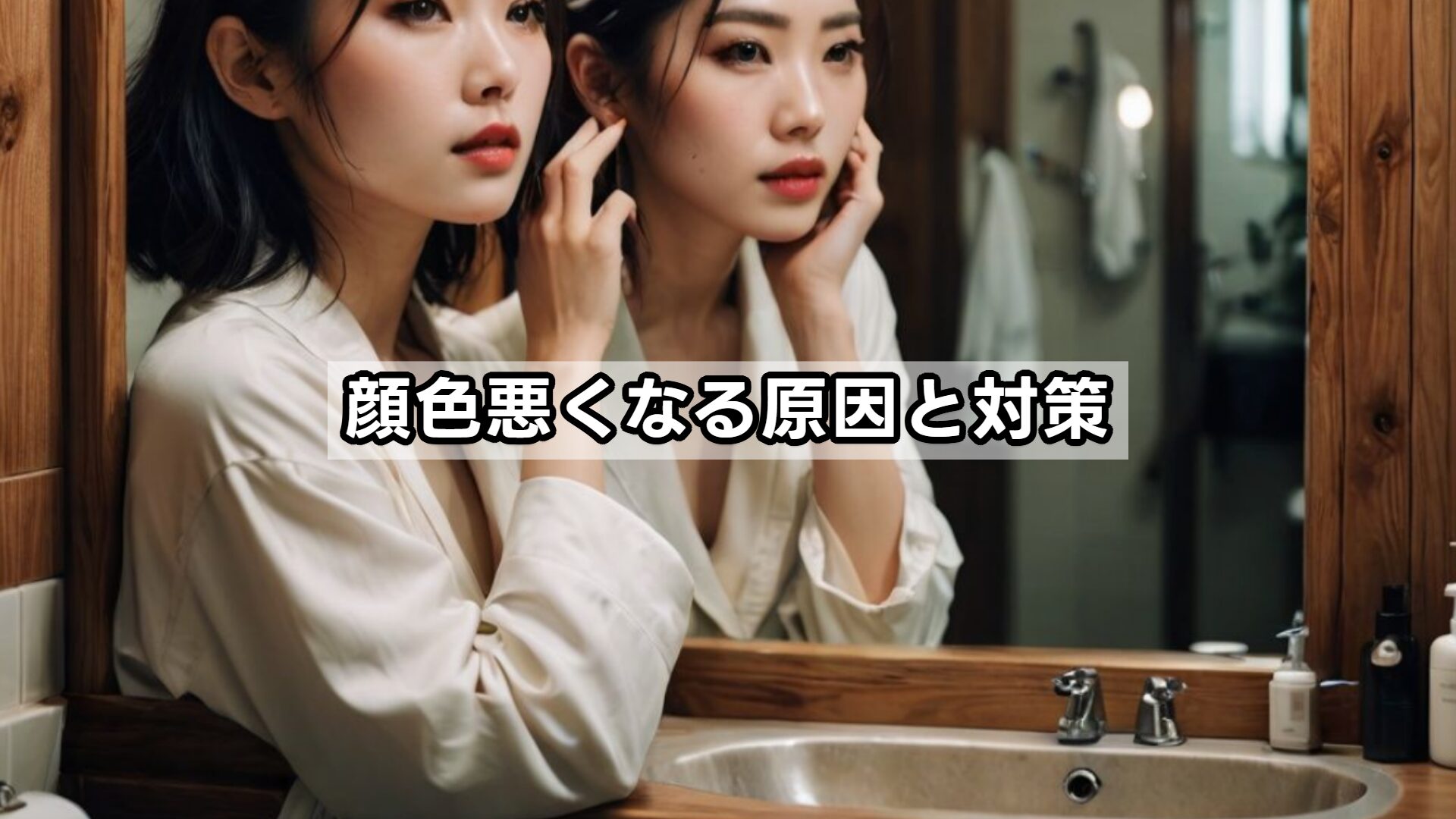 顔色悪くなる原因と対策