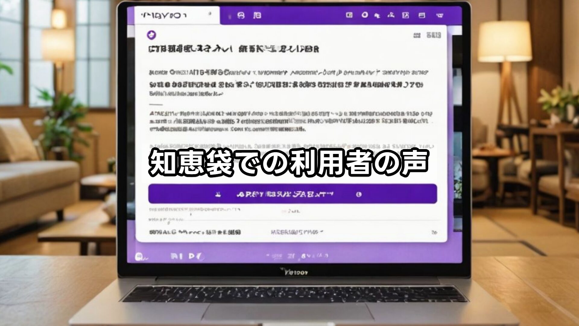 知恵袋での利用者の声