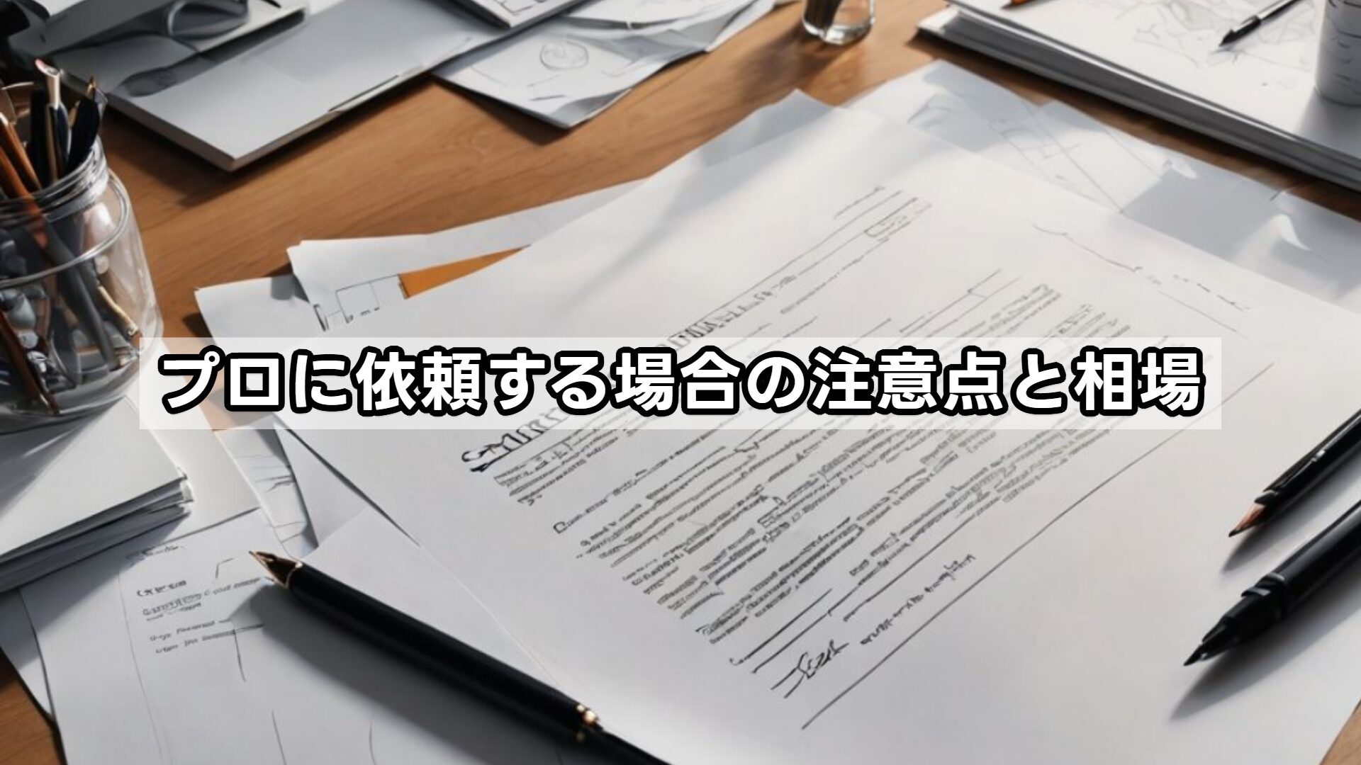 プロに依頼する場合の注意点と相場