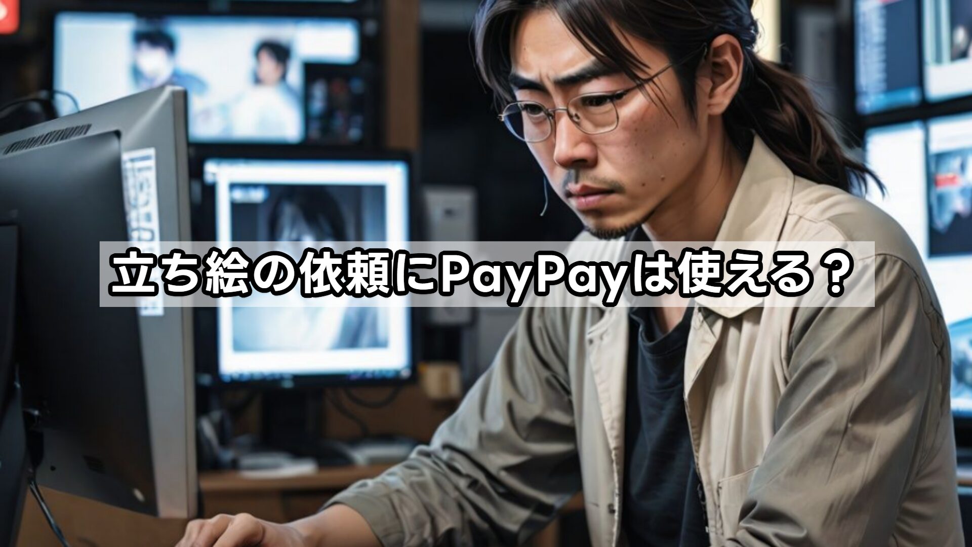 立ち絵の依頼にPayPayは使える？