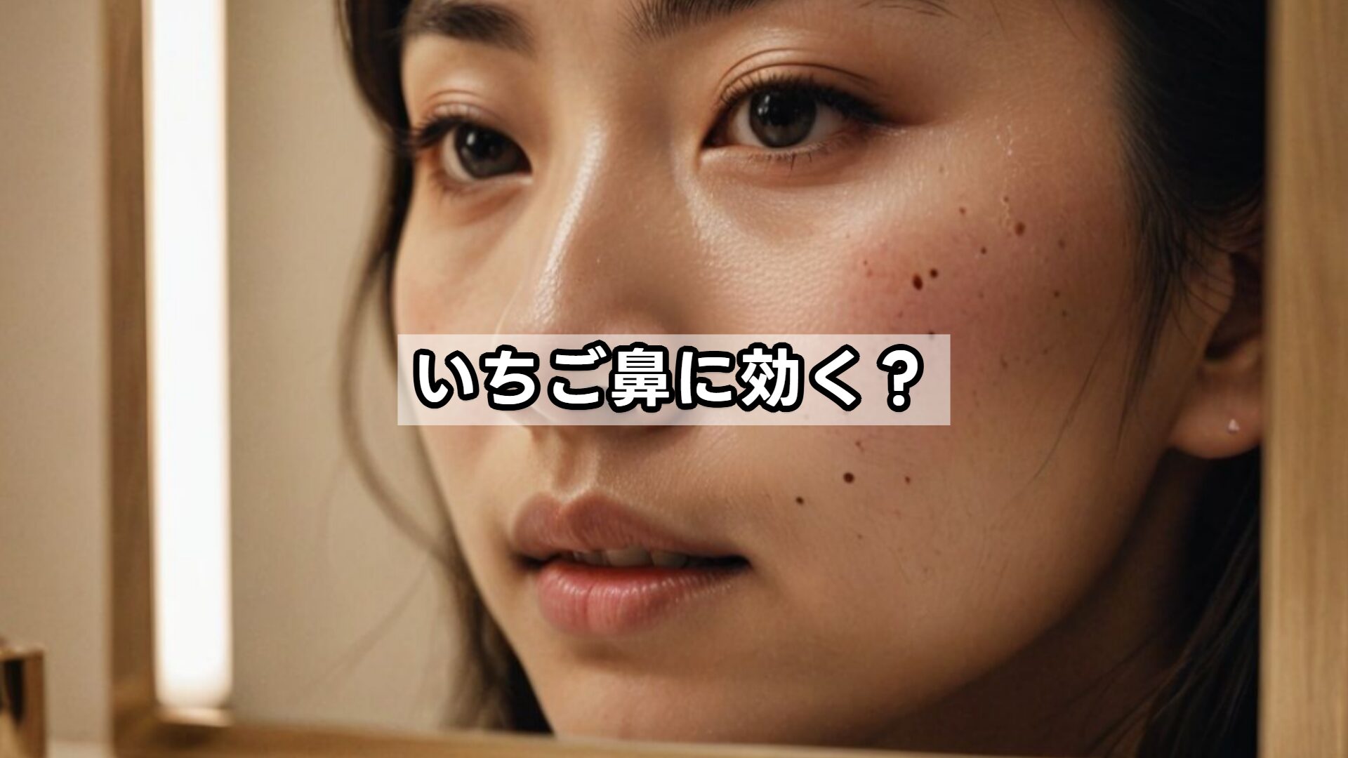 いちご鼻に効く？