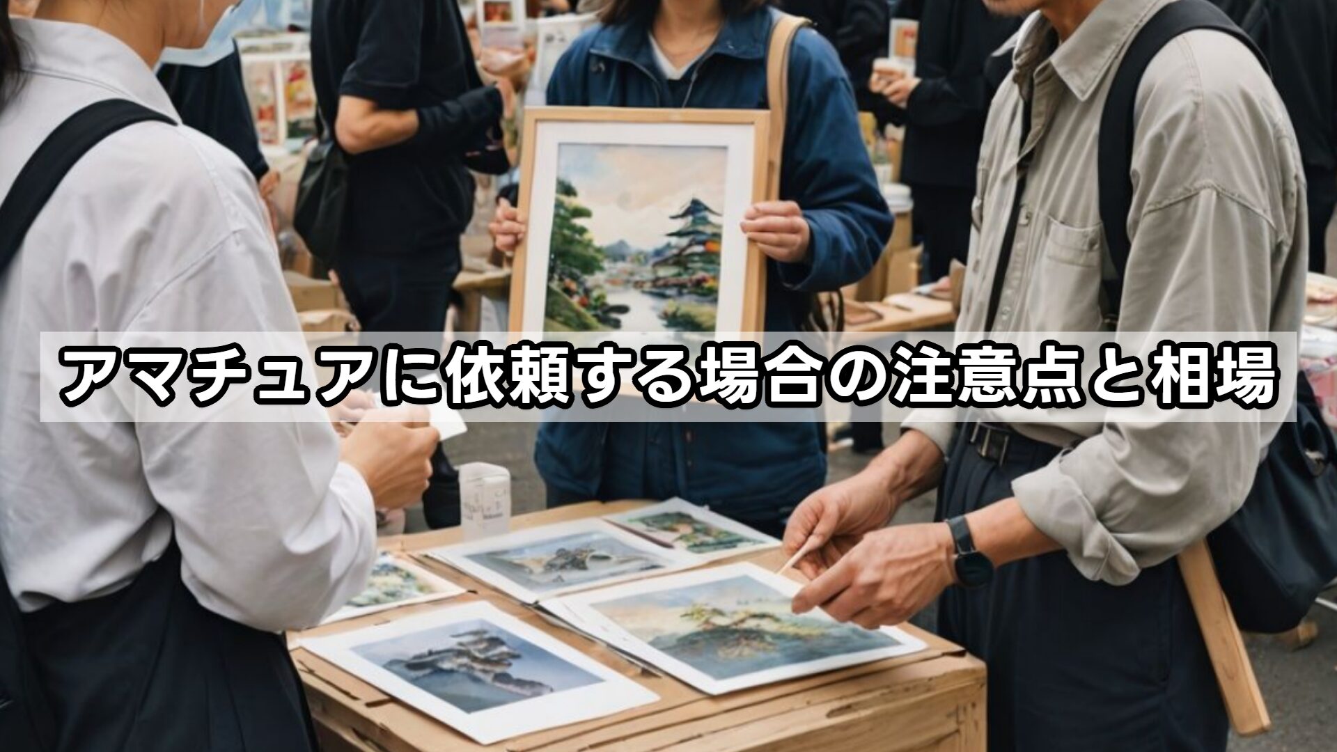 アマチュアに依頼する場合の注意点と相場