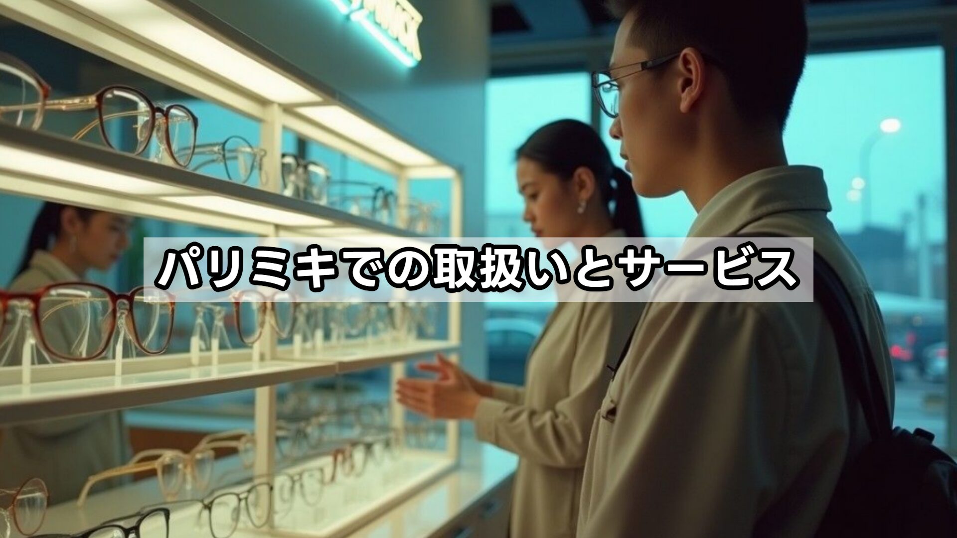 パリミキでの取扱いとサービス