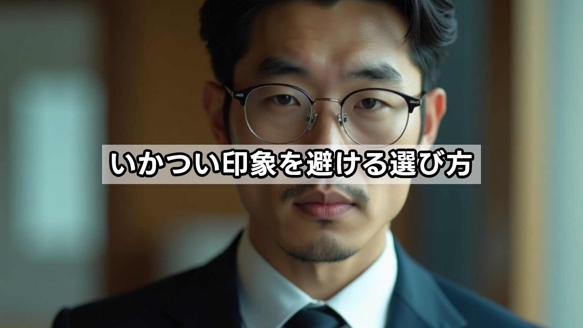 いかつい印象を避ける選び方