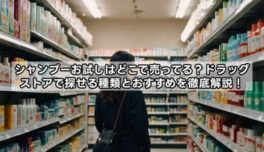 シャンプーのお試しはどこで売ってる？ドラッグストアやドンキにある？※販売店とオススメ商品まとめ