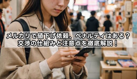 メルカリで値下げ依頼、ペナルティはある？交渉の仕組みと注意点を徹底解説！