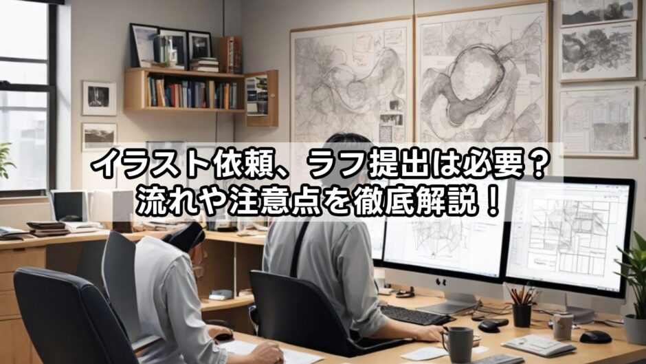 イラスト依頼、ラフ提出は必要？流れや注意点を徹底解説！