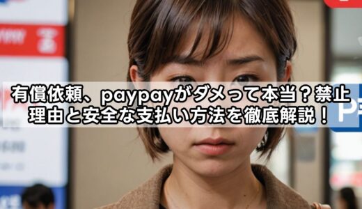 有償依頼、paypayがダメって本当？禁止理由と安全な支払い方法を徹底解説！