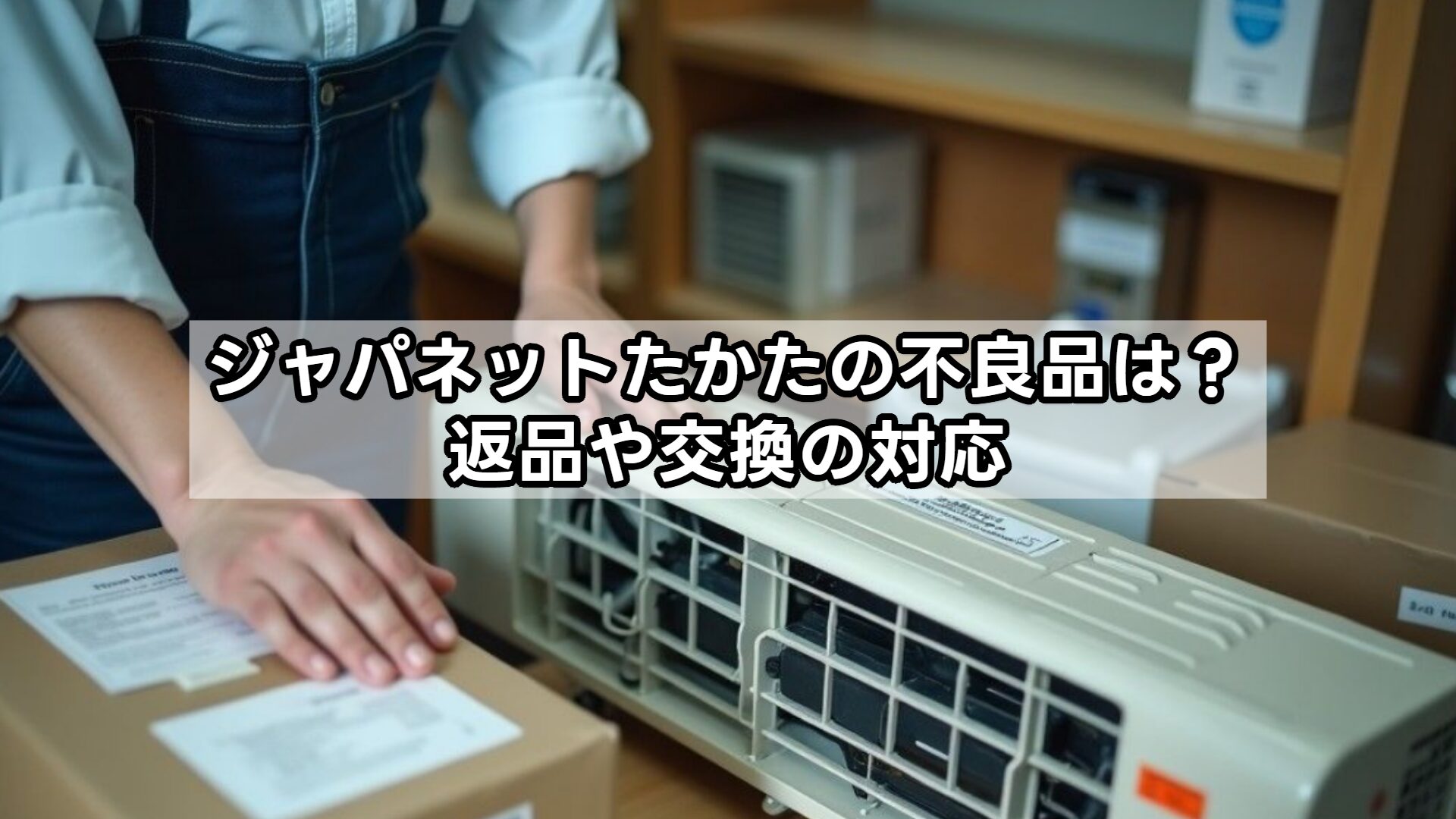ジャパネットたかたの不良品は？返品や交換の対応