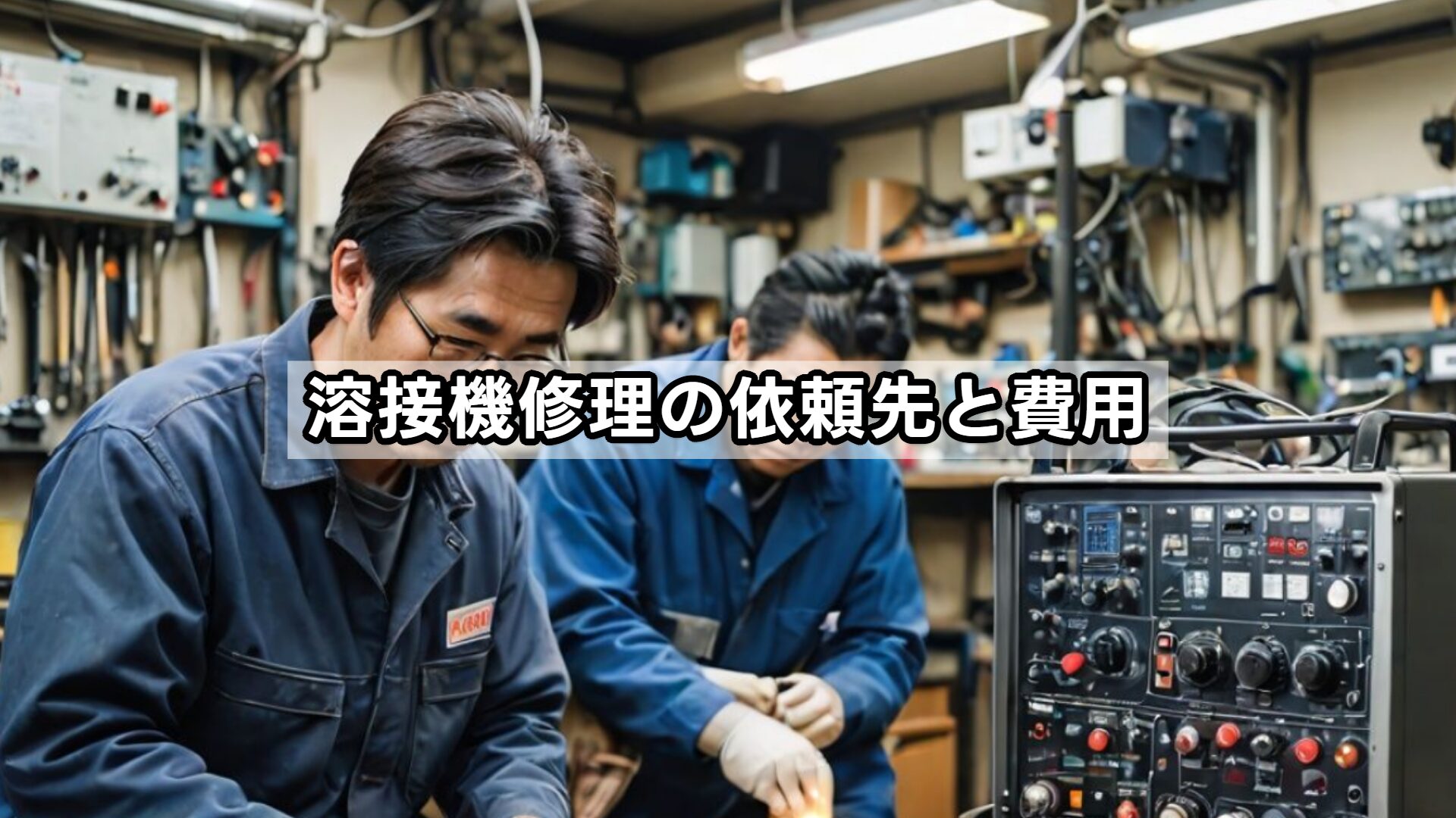 溶接機修理の依頼先と費用