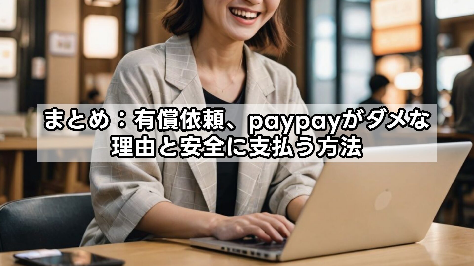 まとめ：有償依頼、paypayがダメな理由と安全に支払う方法