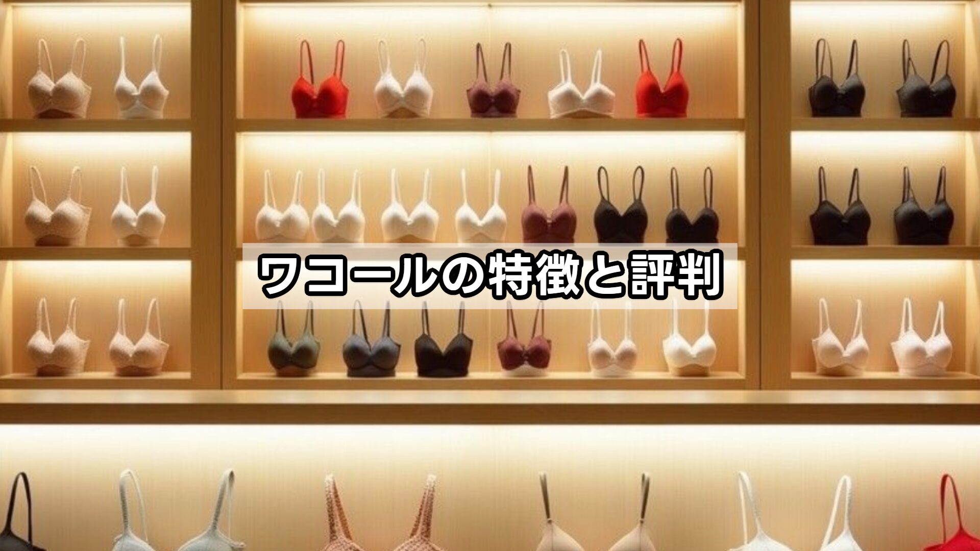 ワコールの特徴と評判