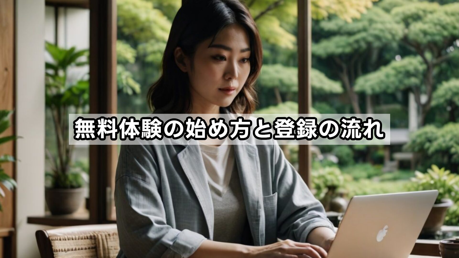 無料体験の始め方と登録の流れ