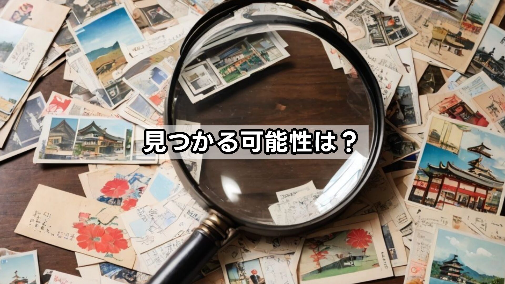 見つかる可能性は？