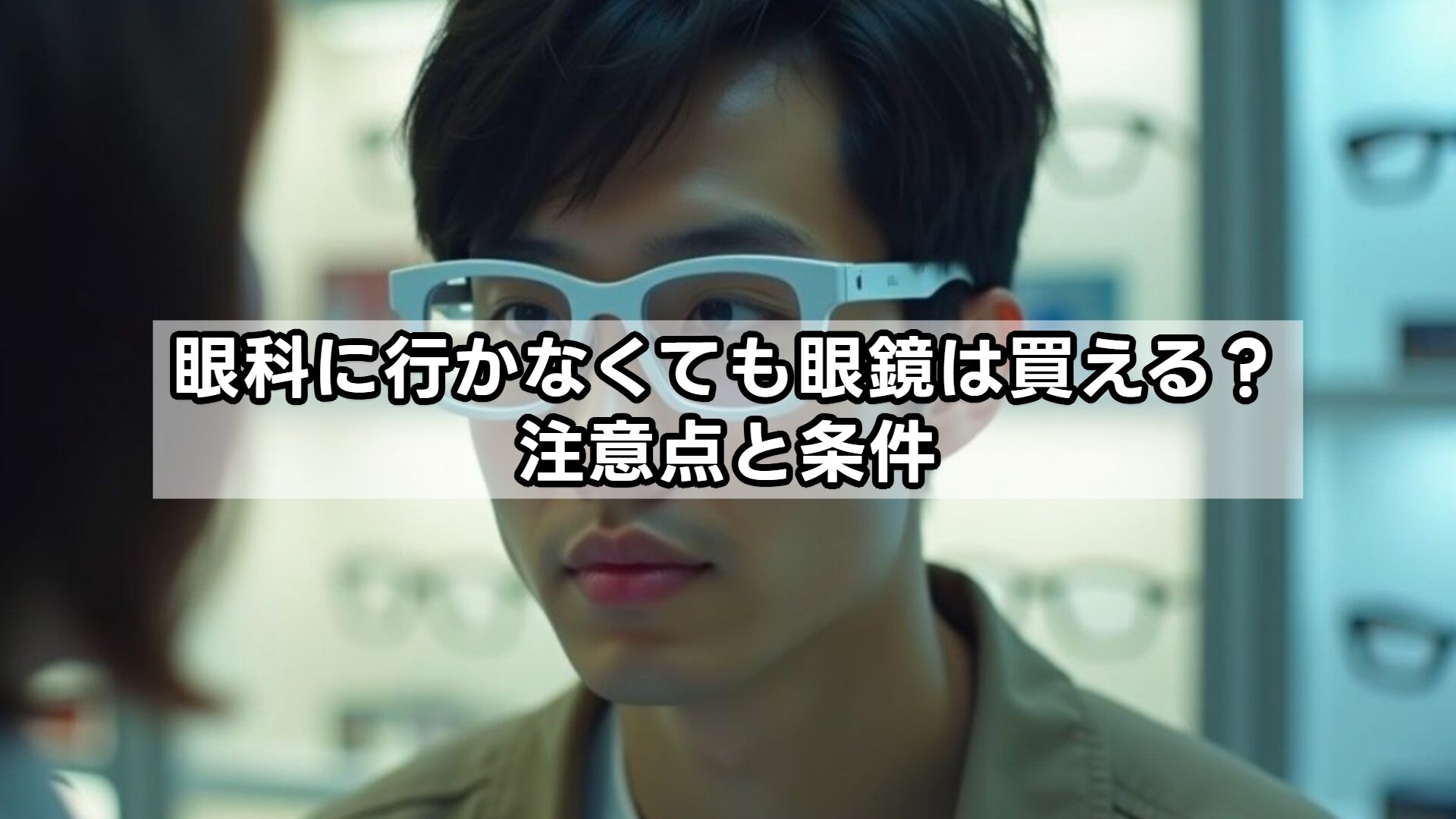 眼科に行かなくても眼鏡は買える？注意点と条件