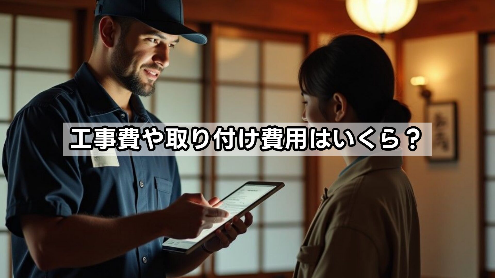 工事費や取り付け費用はいくら？
