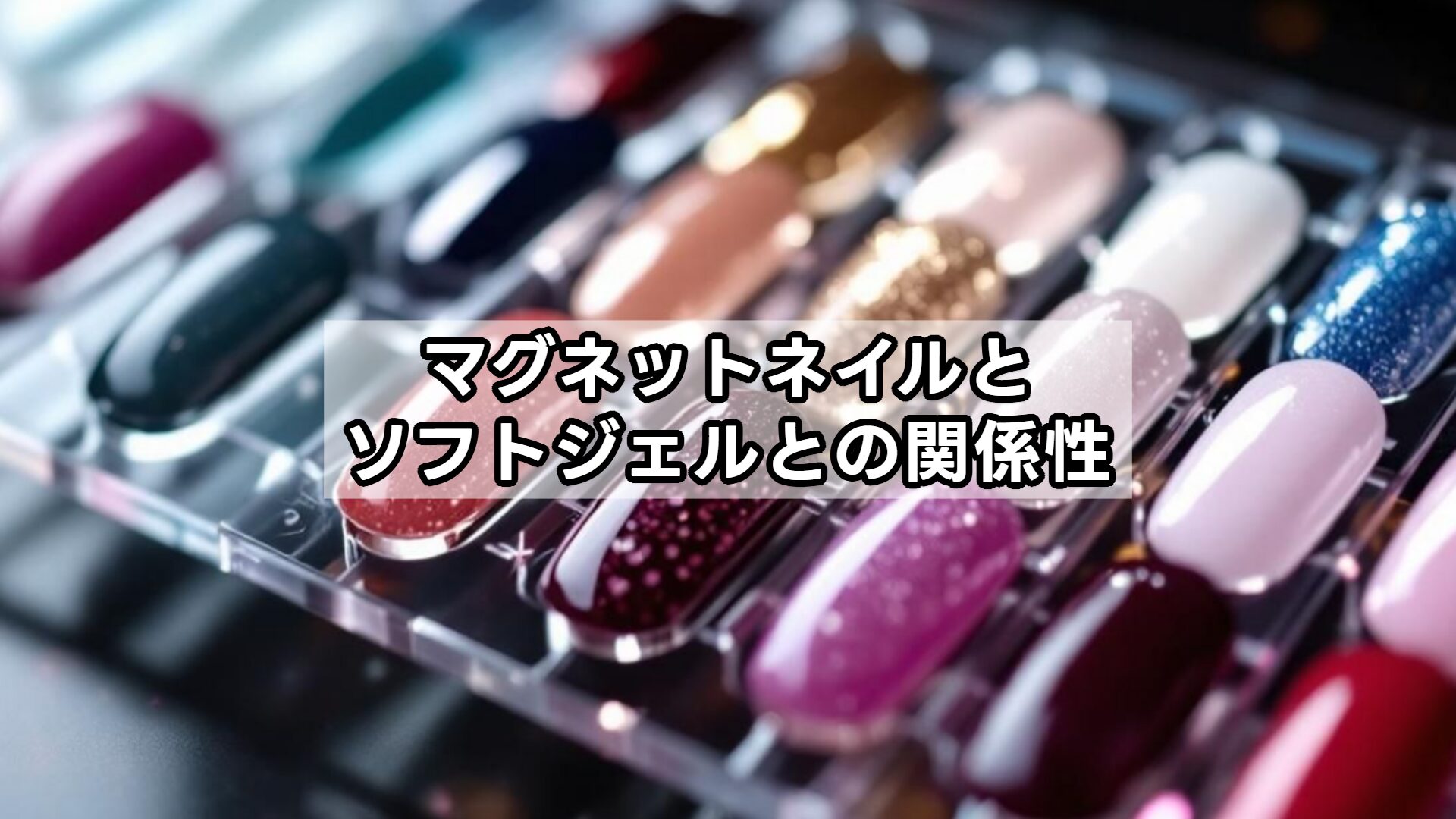 マグネットネイルとソフトジェルとの関係性