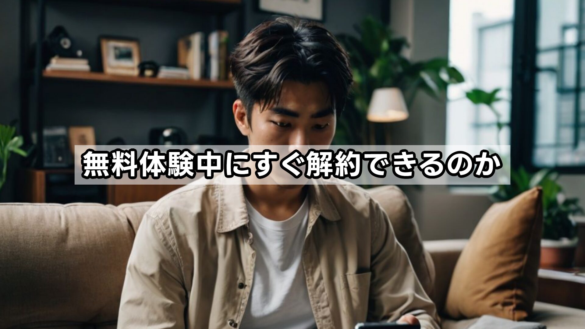 無料体験中にすぐ解約できるのか